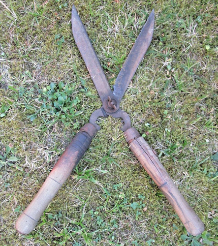 Antike gartenschere - antike,